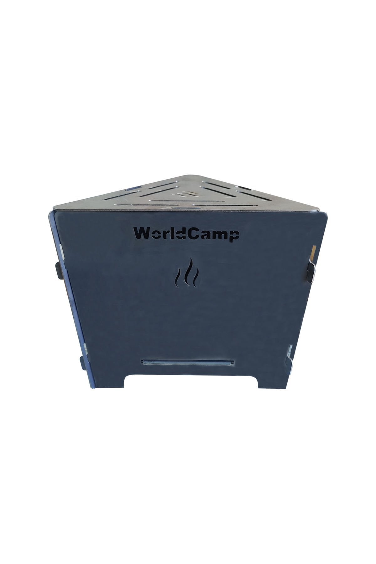 Üçgen Portatif Ateş Kutusu Mini Mangal