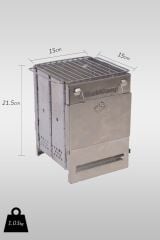 Kamp Katlanır Menteşeli Ateş Kutusu