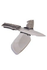 4034 El Yapımı Paslanmaz Çelik Babalı Oğullu Bıçak