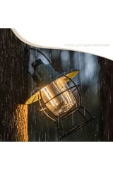 SHUFA Nostaljik ışığı ayarlanabilir USB Şarjlı Ledli Kamp Lambası 2000mA