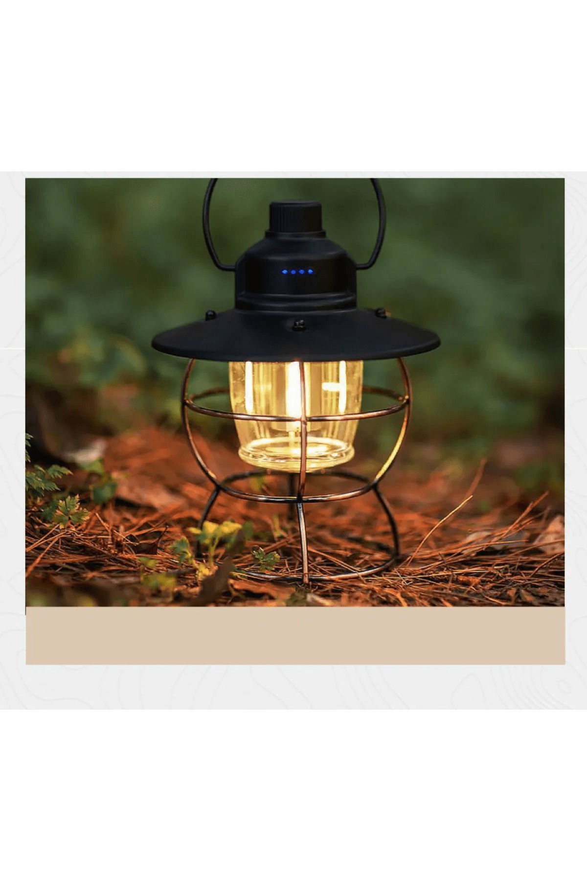 SHUFA Nostaljik ışığı ayarlanabilir USB Şarjlı Ledli Kamp Lambası 2000mA