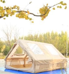 SHUFA GLAMPING Family Şişme Kamp Çadırı 300*400*200 CM BEJ