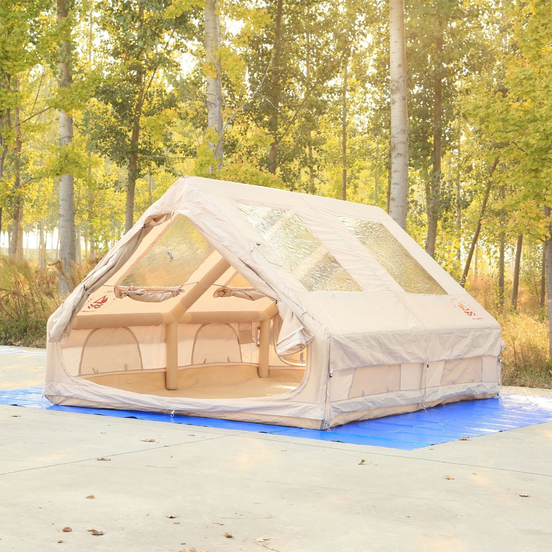 SHUFA GLAMPING Family Şişme Kamp Çadırı 300*400*200 CM BEJ