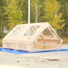 SHUFA GLAMPING Family Şişme Kamp Çadırı 300*400*200 CM BEJ