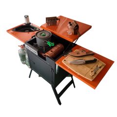 Alüminyum Portatif Katlanır Kamp Mutfağı Seti