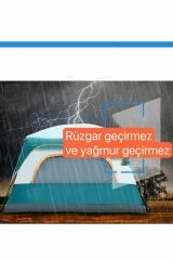 Aile Boyu Büyük Kamp Çadırı 2 Oda 1 Salon 420*305*200 CM