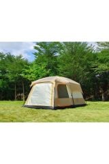 Büyük Uzay Açık Kamp Çadırları 8-10kişi Çift Kat 1 Oda 1 Oturma Odası Kamp Çadırı 380*260*200 Cm