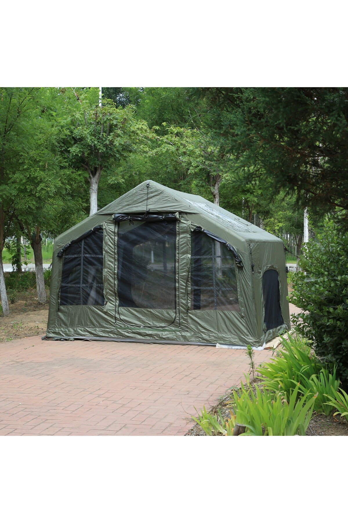 Galaksi Serisi | 8 m² Şişme Kamp Çadırı – 4 Mevsim – Geniş & Şeffaf Tavanlı – 315x250x220 cm