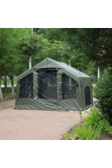 Galaksi Serisi | 8 m² Şişme Kamp Çadırı – 4 Mevsim – Geniş & Şeffaf Tavanlı – 315x250x220 cm
