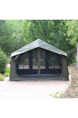 Galaksi Serisi | 8 m² Şişme Kamp Çadırı – 4 Mevsim – Geniş & Şeffaf Tavanlı – 315x250x220 cm