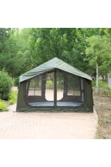 Galaksi Serisi | 8 m² Şişme Kamp Çadırı – 4 Mevsim – Geniş & Şeffaf Tavanlı – 315x250x220 cm