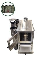 Krom Lüks Çadır Sobası