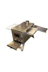 Krom Kül Tepsili Kuzineli Çadır Sobası