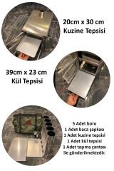 Lüks XXL Kuzineli Krom Soba