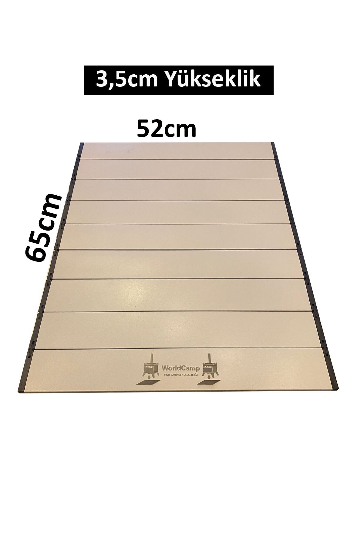 Katlanabilir Alüminyum Lüks Soba Altlığı