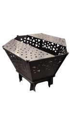 IZGARALI PORTATİF ATEŞ ÇUKURU ORTA BOY