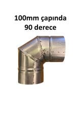 Pelet Soba için 90 Derece Boru Dirseği