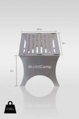 Ateş Üstü Krom Ayaklı Izgara