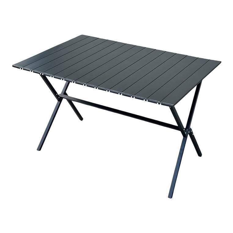 XXL Katlanır Siyah Lüks Kamp Masası
