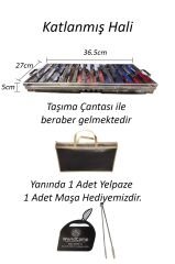 Krom Katlanır Mangal Orta Boy