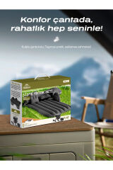 Ab167 Şişme Yatak Seti | 12/24v Hava Pompa Hediyeli | Araç Içi - Kamp - Ev Kullanımı Için