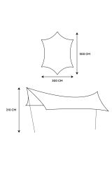 Direkli Canopy Tente 300x500cm
