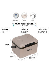 CoreMAX 5 Buzluk 5 Litre